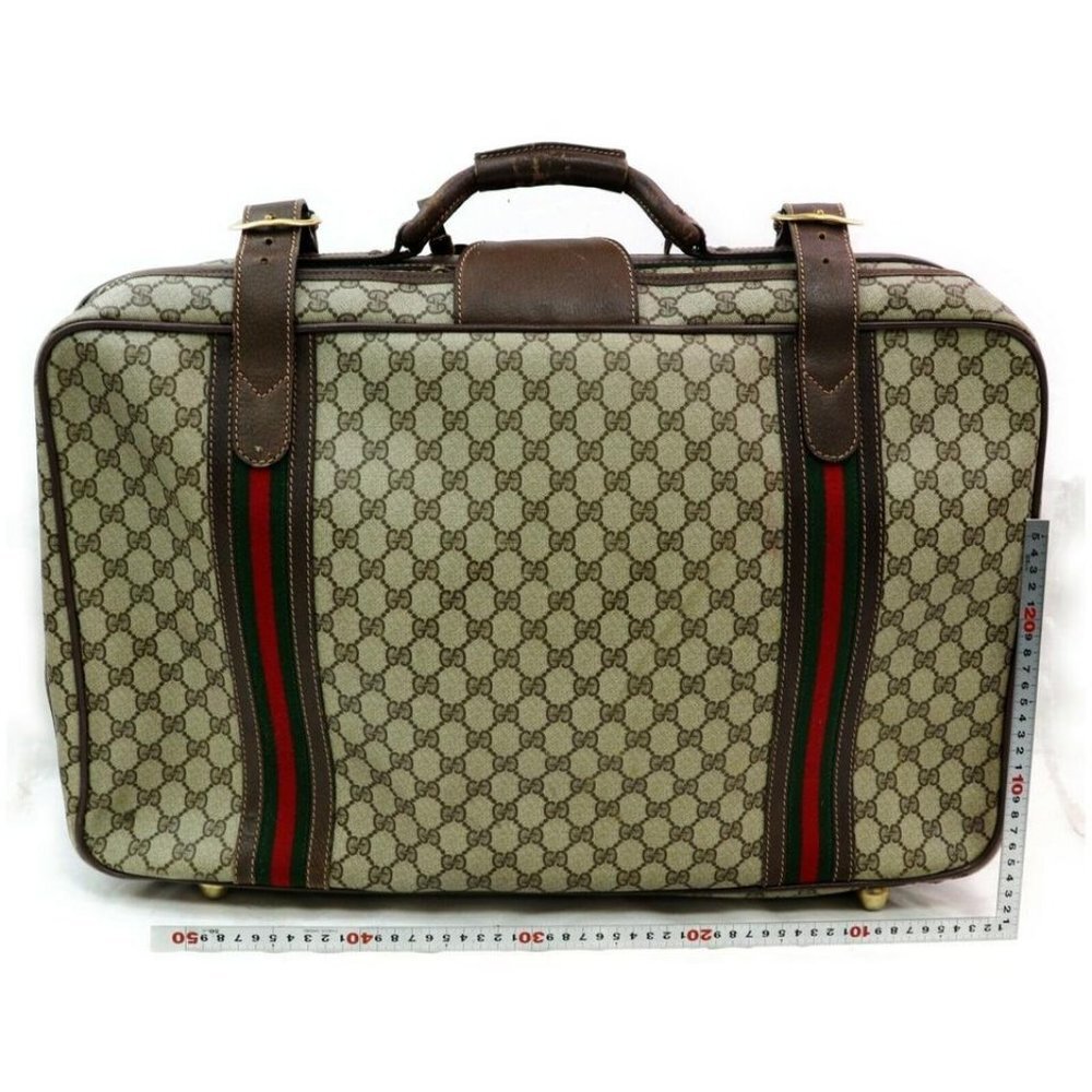 Gucci 871995 Monogram Supreme GG Suitcase Trunk